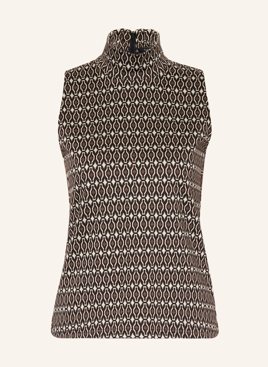 

Блуза топ LUISA CERANO aus Jacquard, кремовый