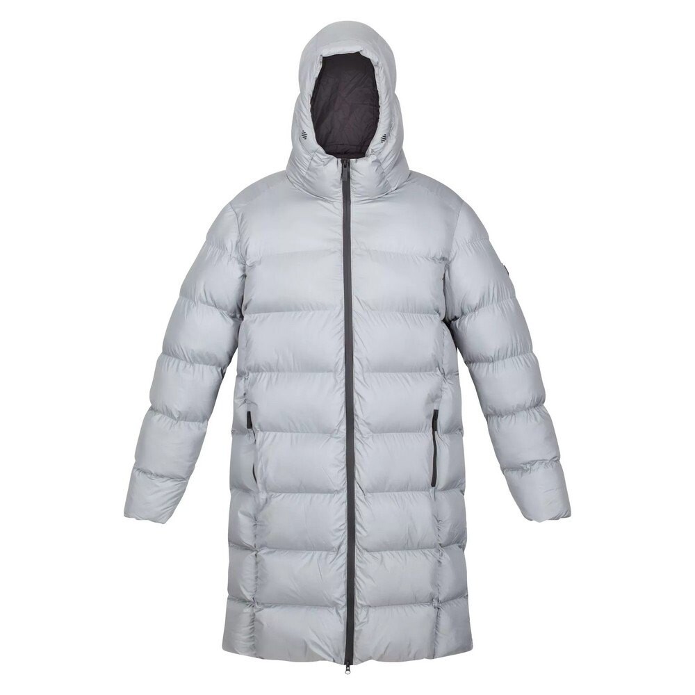 

Куртка Regatta Hallin Long Length Long Padded Hoodie Rain, серый