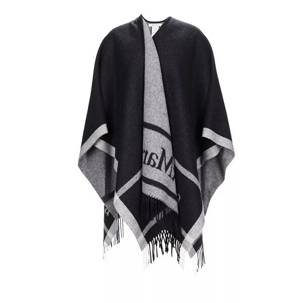 

Шарф hilde blu Max Mara, синий