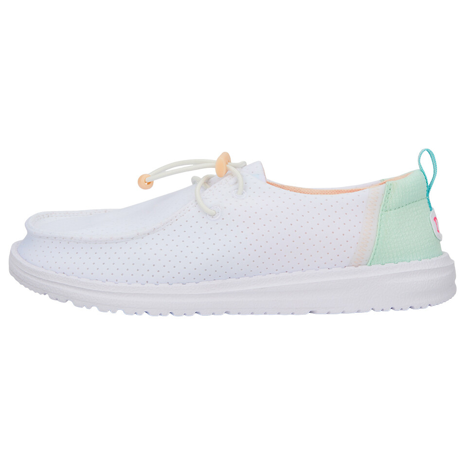 

Кроссовки Heydude Women's Wendy Perf Sport, белый, Черный