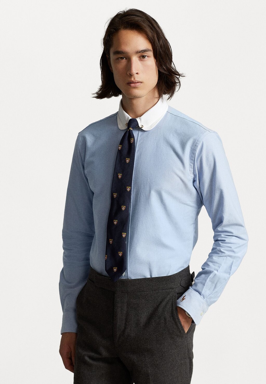 

Классическая рубашка CUSTOM FIT OXFORD SHIRT Polo Ralph Lauren, синий