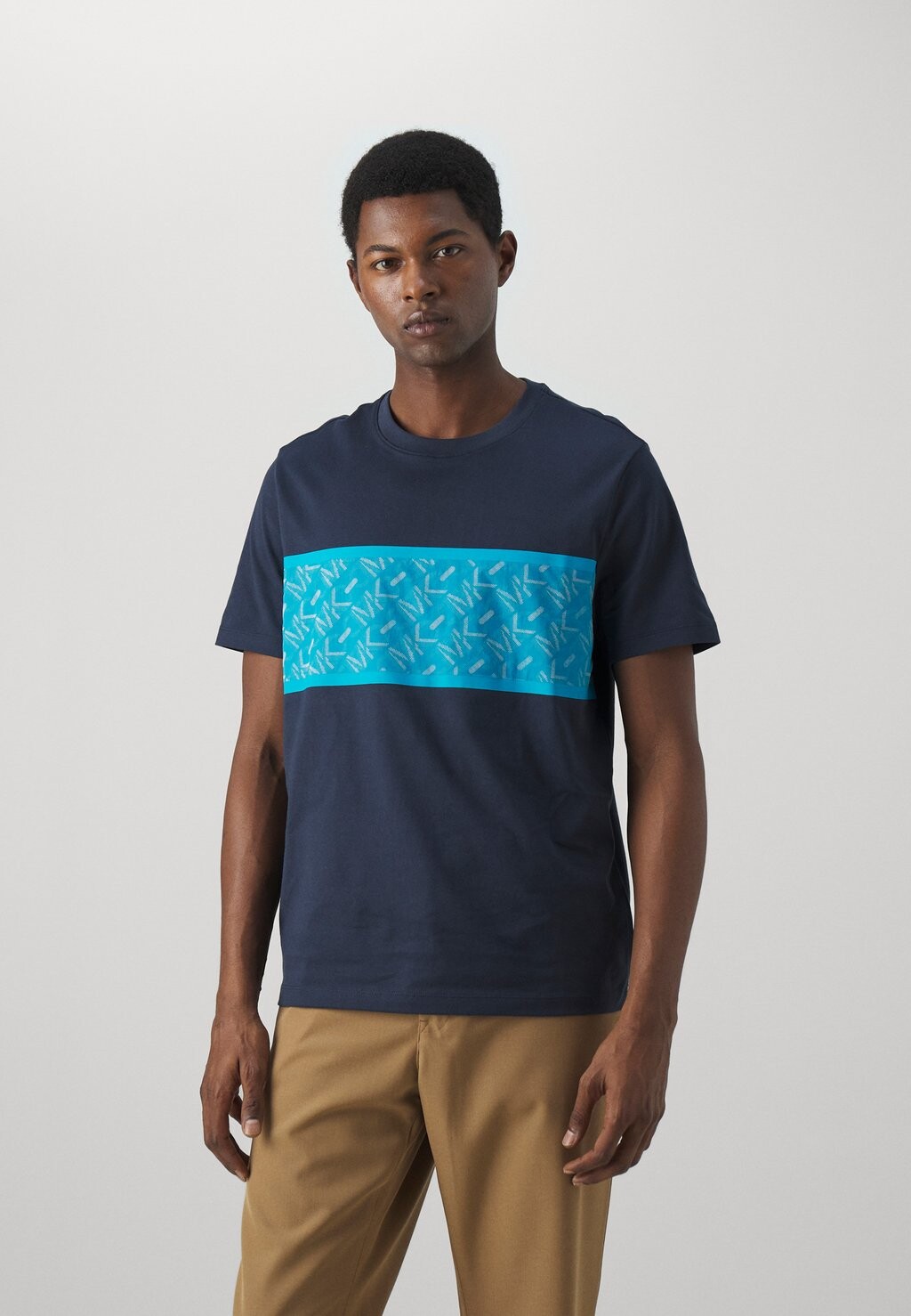 

Футболка с принтом EMPIRE STRIPE TEE Michael Kors, черный