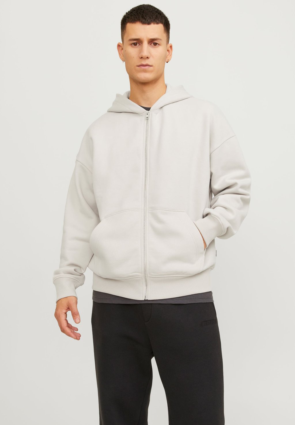 

Толстовка JPRBLUHARVEY ZIP HOOD UNISEX Jack & Jones, цвет moonbeam