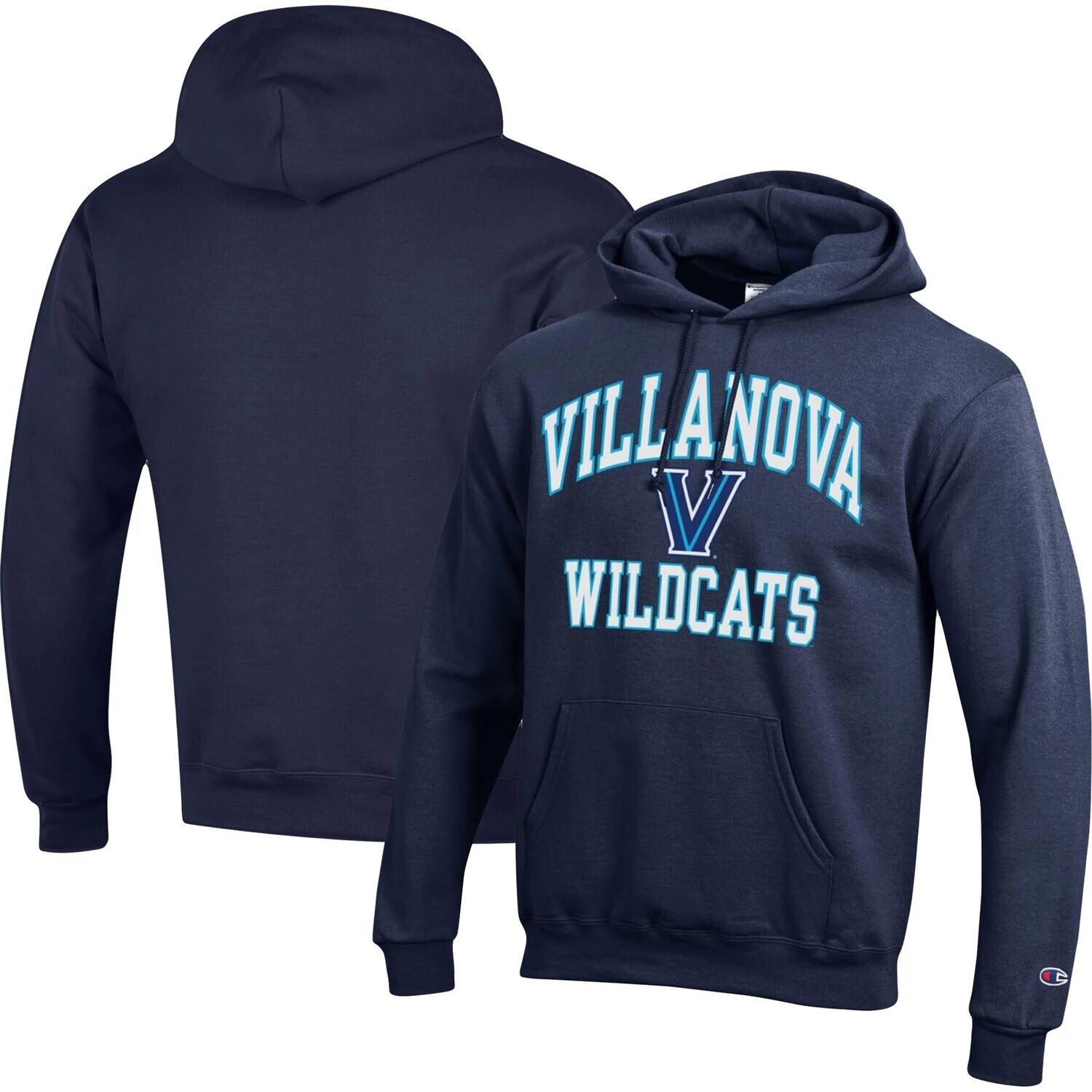 

Мужской темно-синий пуловер с капюшоном Villanova Wildcats High Motor Champion