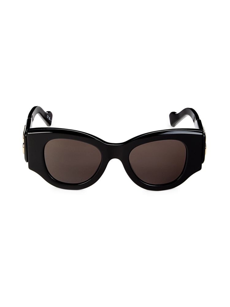 

Овальные солнцезащитные очки 50MM Balenciaga, черный