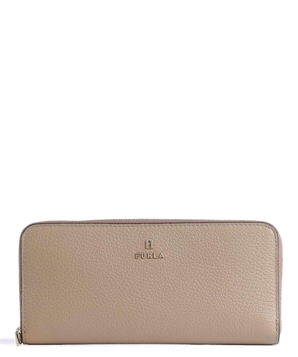 

Кошелек Camelia XL из зерненой кожи Furla, бежевый