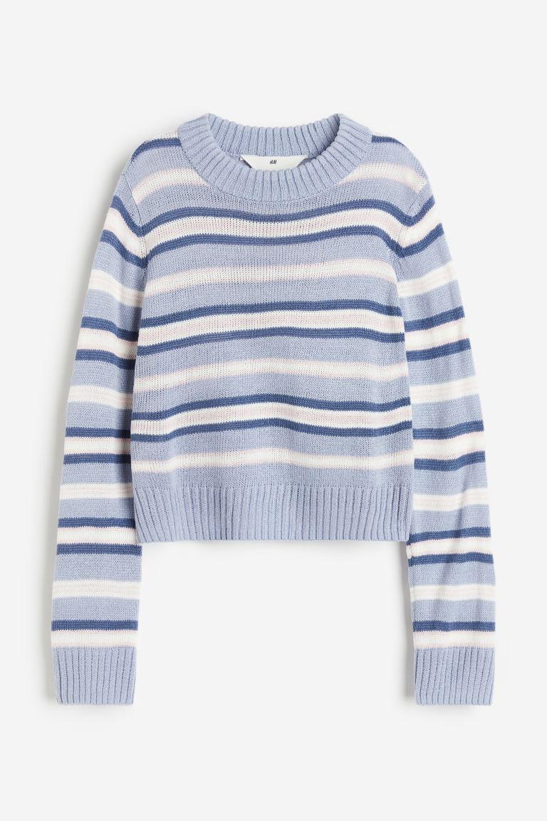 Перетягивать H&M, синий свитер zara длинный рукав средней длины размер 104 синий