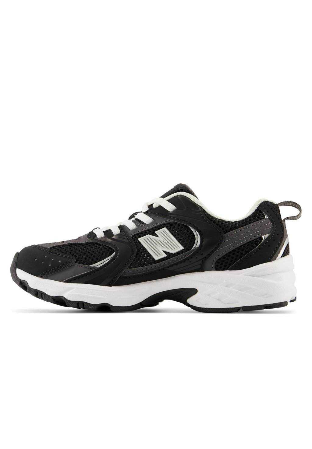 кроссовки nike p 6000 цвет anthracite black high voltage metalic silver reflective silver Кроссовки низкие 530 UNISEX New Balance, цвет black silver metalic