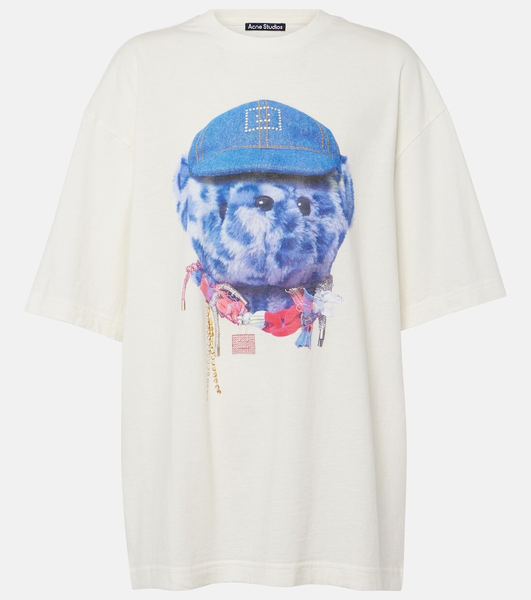 

Футболка Exford из хлопкового джерси Acne Studios, белый