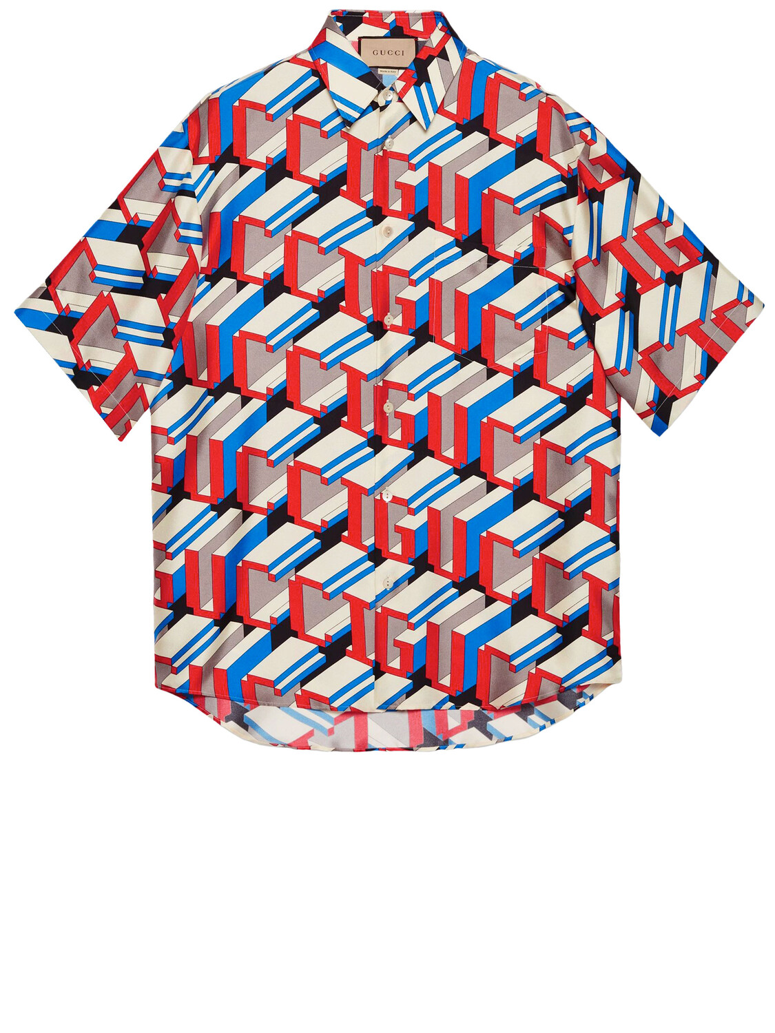

Рубашка Gucci Gucci Pixel, мультиколор