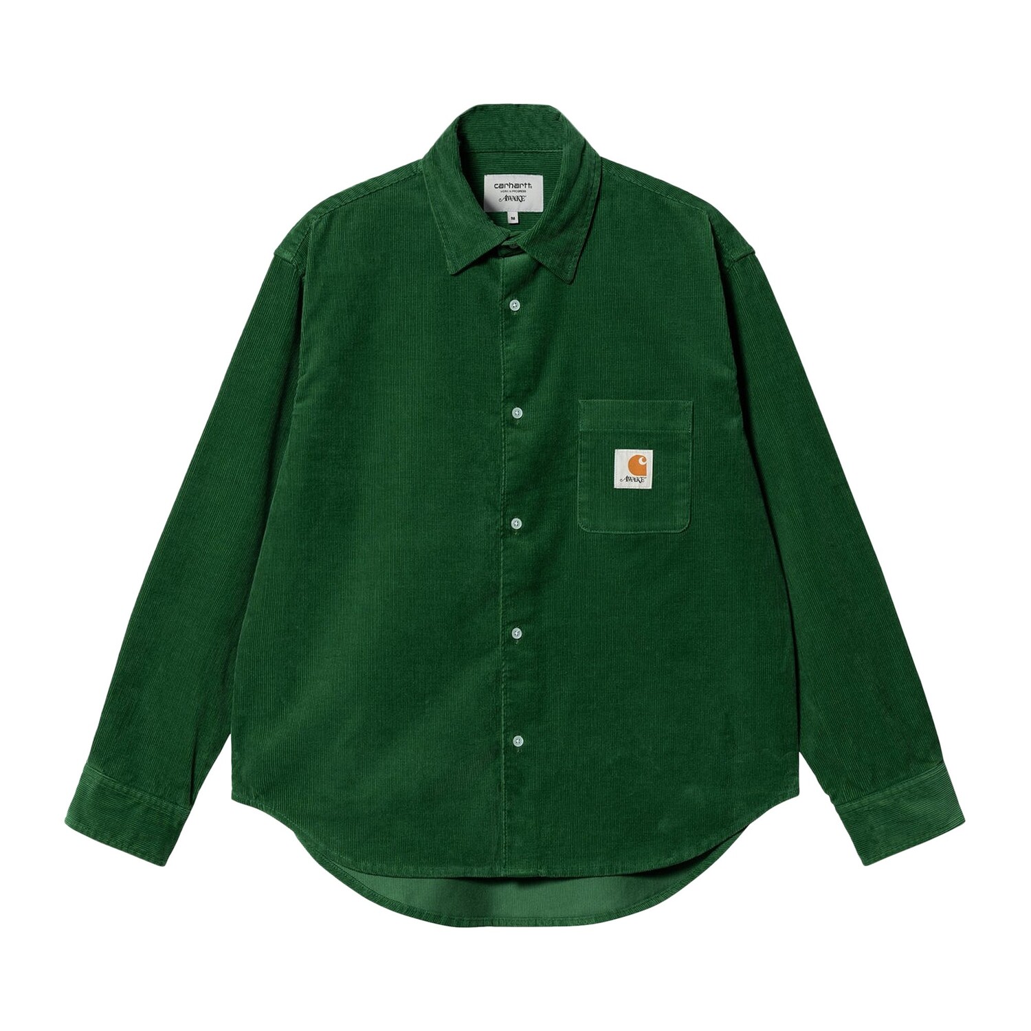 

Рубашка Carhartt WIP x Awake NY, темно-зеленая