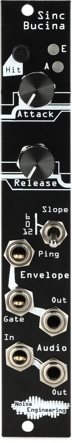

Шумотехника Sinc Bucina Lowpass Gate VCF и модуль VCA Eurorack — черный