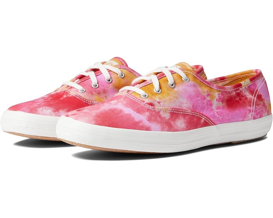 

Кроссовки Keds Champion Canvas Tie-Dye, цвет Pink/Orange