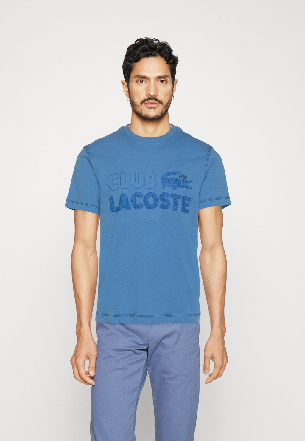 

Футболка с принтом Lacoste, синий