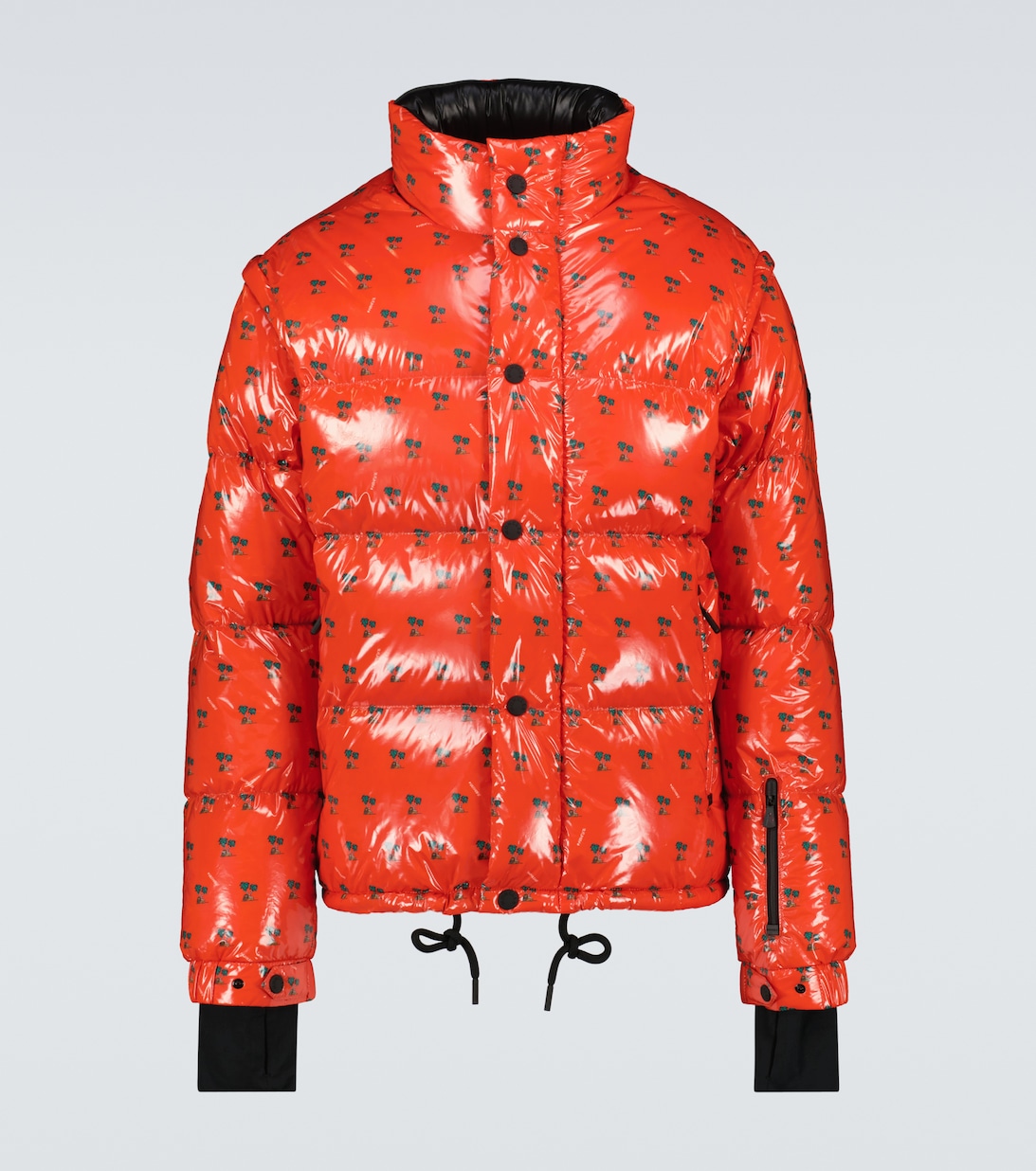 Пуховик Bernex Moncler Grenoble, оранжевый