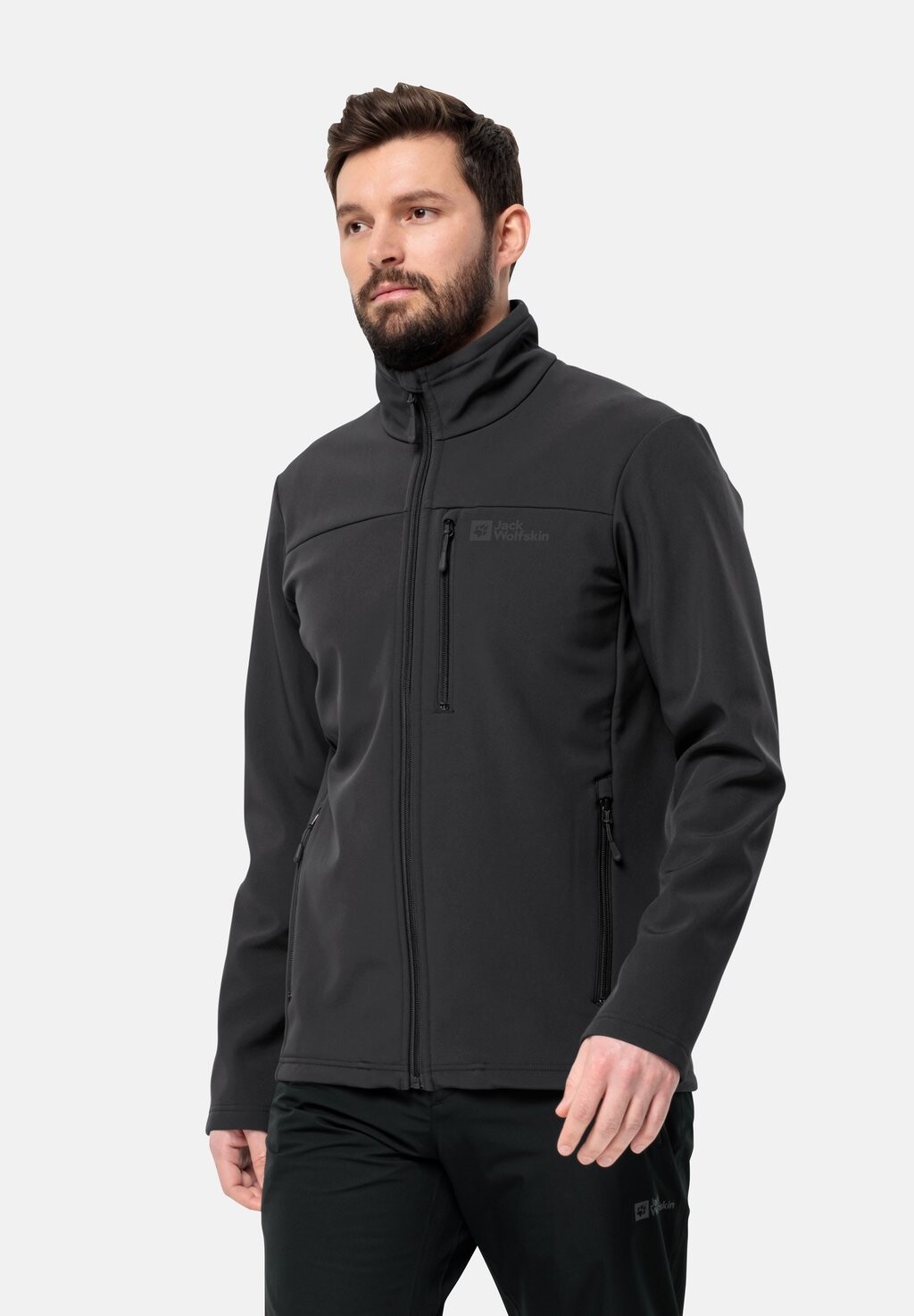 

Куртка Softshell Whirlwind Jack Wolfskin, черный