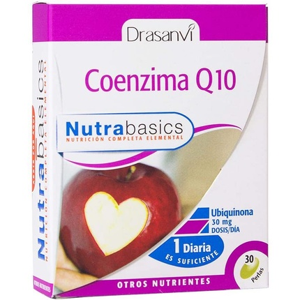 Nutrabasics Коэнзим Q10 30 мг 30 жемчужин Драсанви Drasanvi