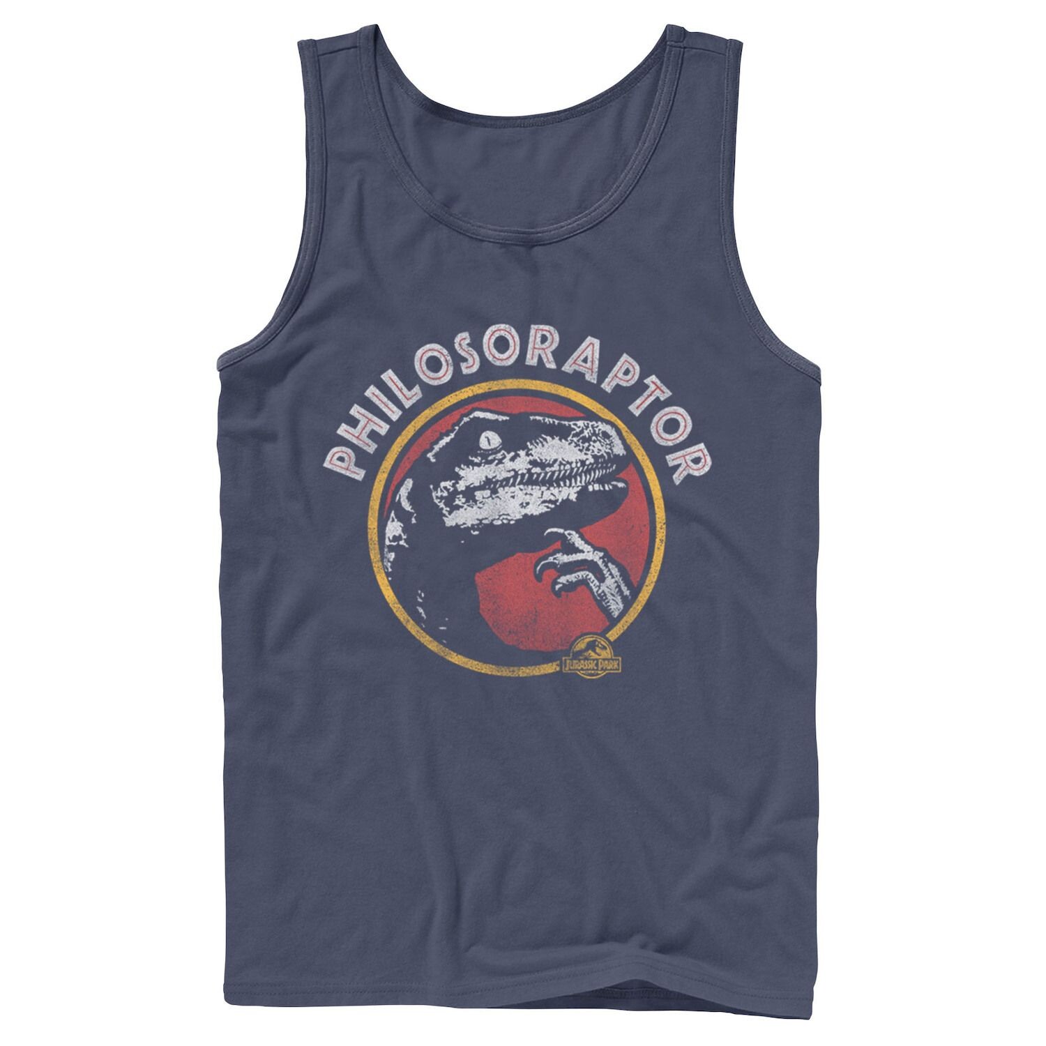 

Мужская майка с юмором в стиле Парка Юрского периода Philosoraptor Pose Licensed Character