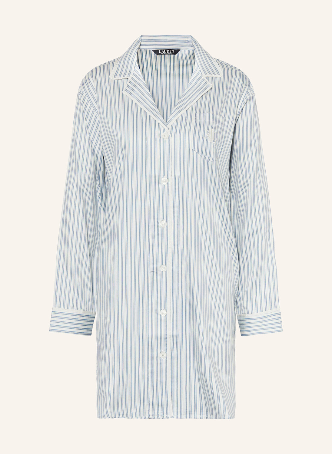 

Ночная рубашка LAUREN RALPH LAUREN, экрю/синий серый