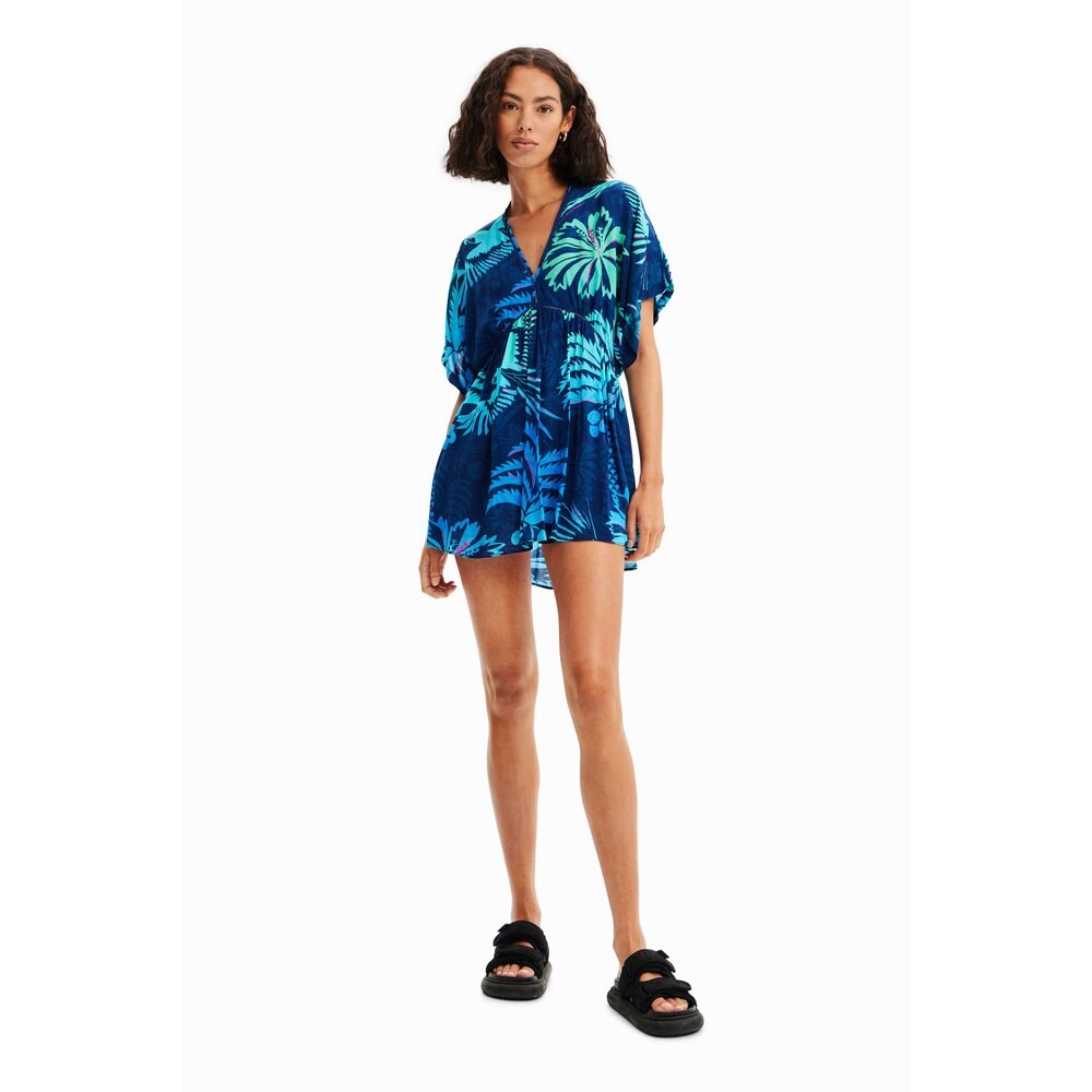 

Платье с коротким рукавом Desigual Ko Samui, синий