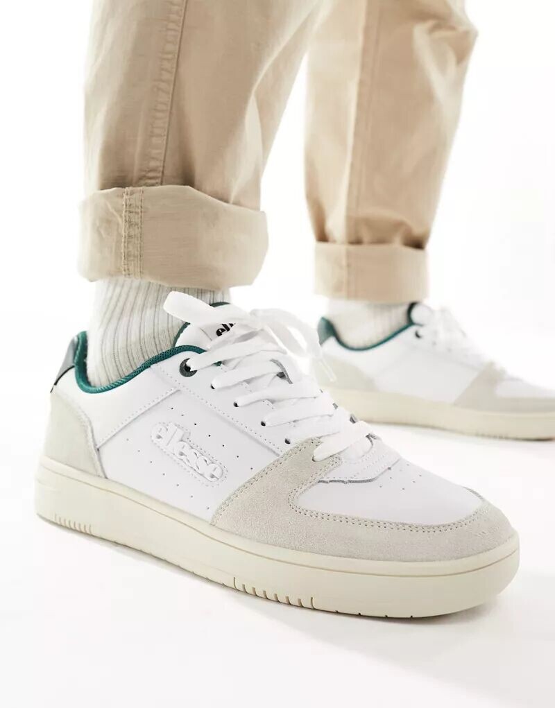 

Бело-зеленые кроссовки ellesse Panaro Cupsole