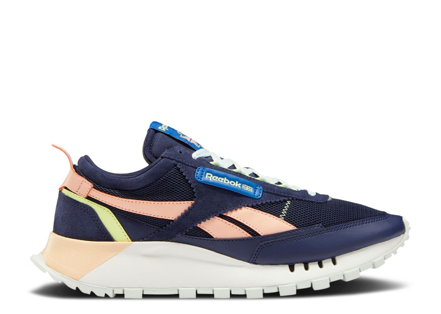 

Кроссовки Reebok Classic Leather Legacy 'Vector Navy Chalk', синий