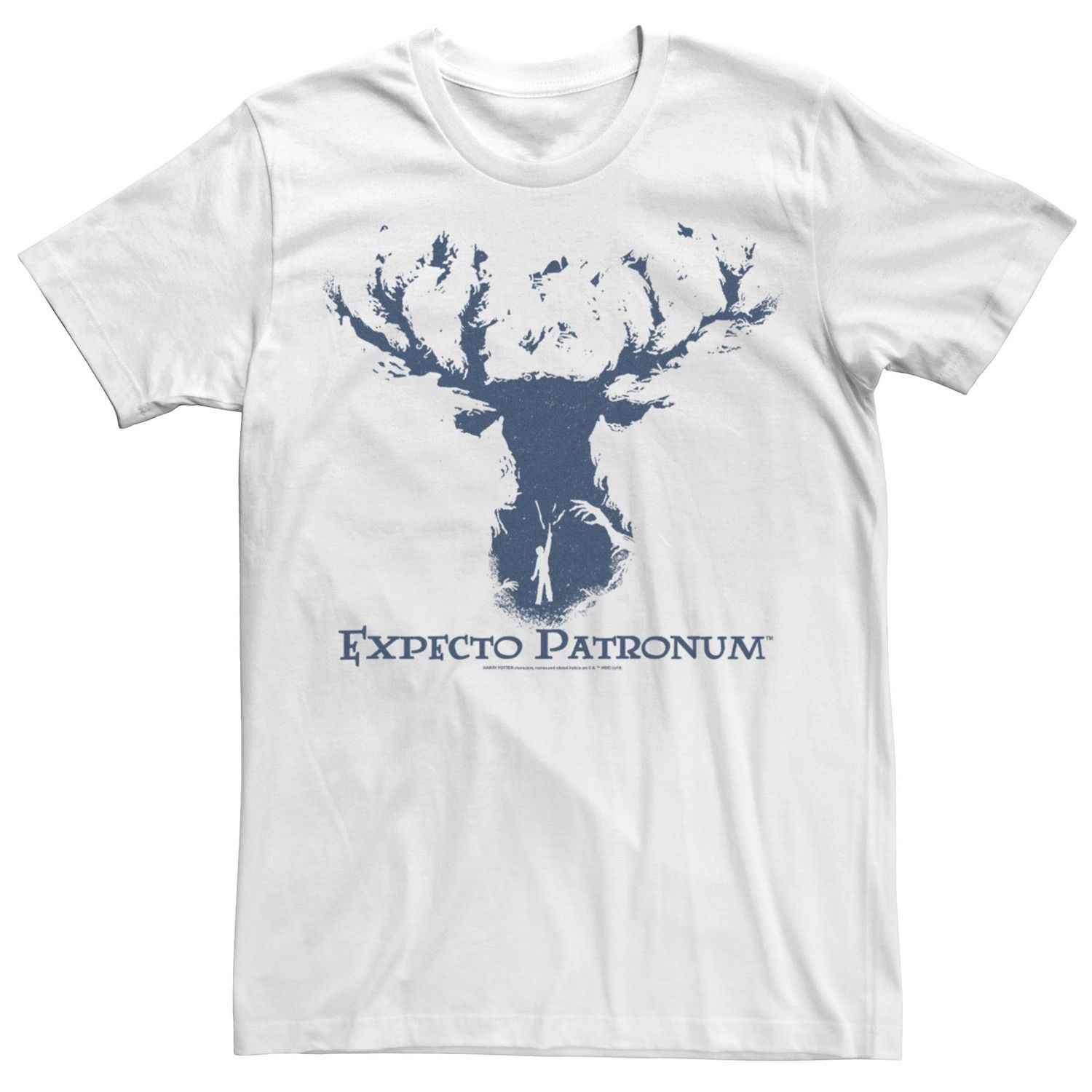 Мужская футболка силуэта Expecto Patronum Harry Potter 3d постер harry potter expecto patronum