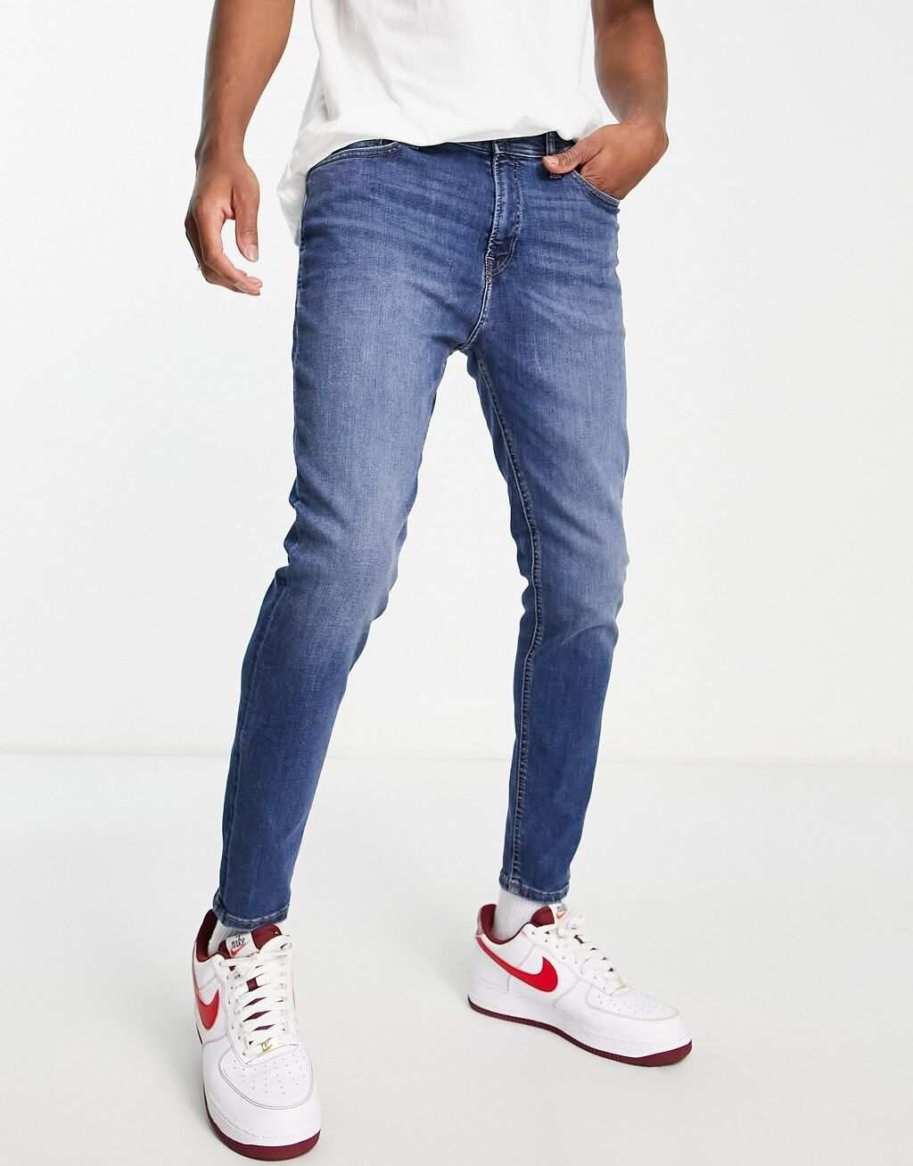 

Голубые джинсы-морковки Jack & Jones Intelligence Pete