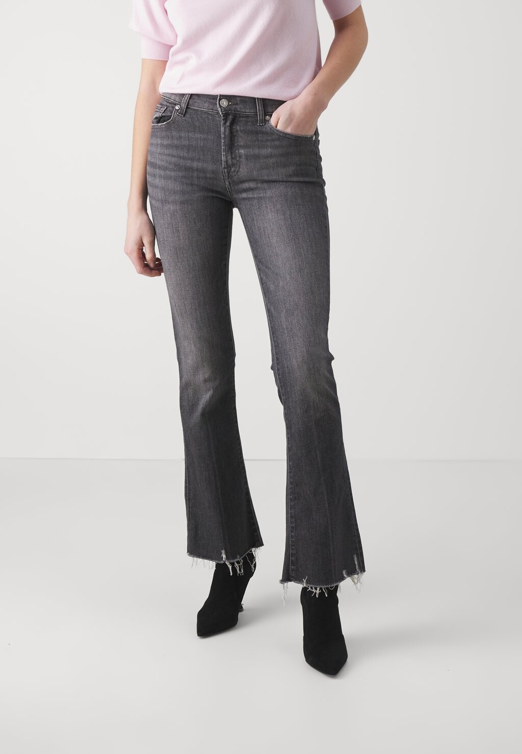 

Джинсы Bootcut TAILORLESS REFLECTION 7 for all mankind, черный