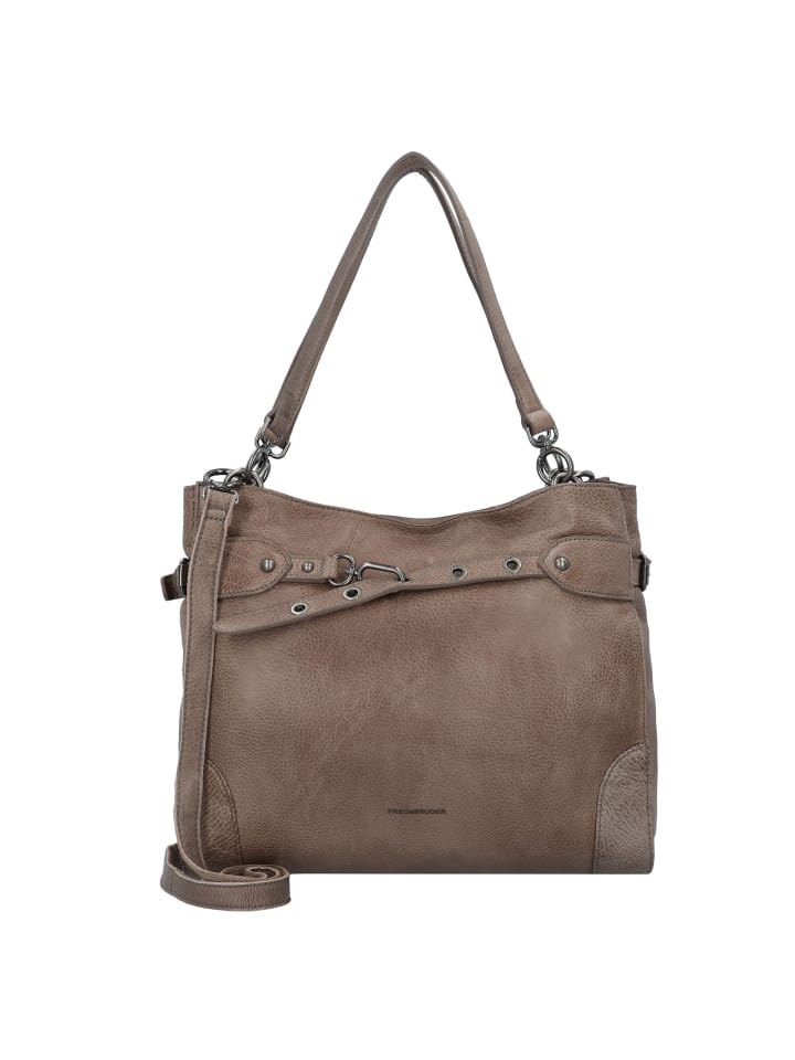 

Сумка через плечо FREDs BRUDER Leder 33 cm, цвет soft taupe