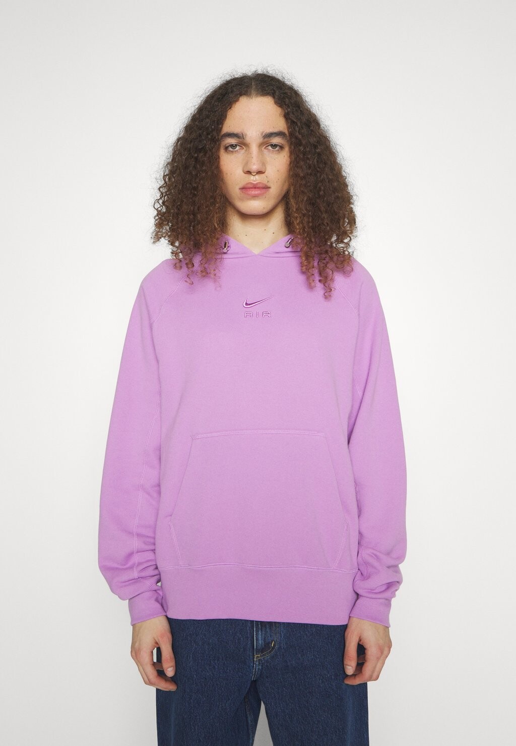 

Худи Nike M Air Ft Po, фиолетовый шок, Розовый