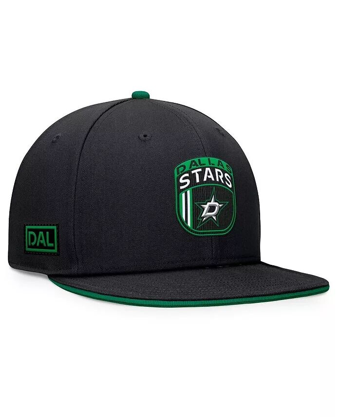 

Мужская черная кепка Snapback проекта НХЛ "Даллас Старз" 2024 года Fanatics, черный