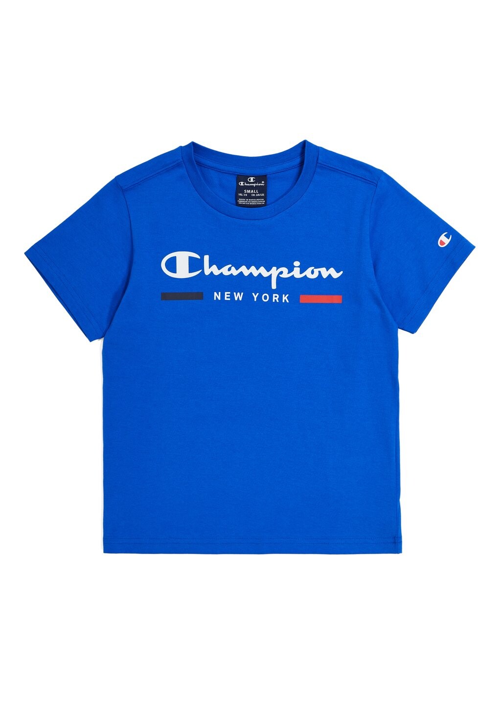 

Футболка с принтом CREWNECK GRAPHIC SHOP Champion, цвет blue