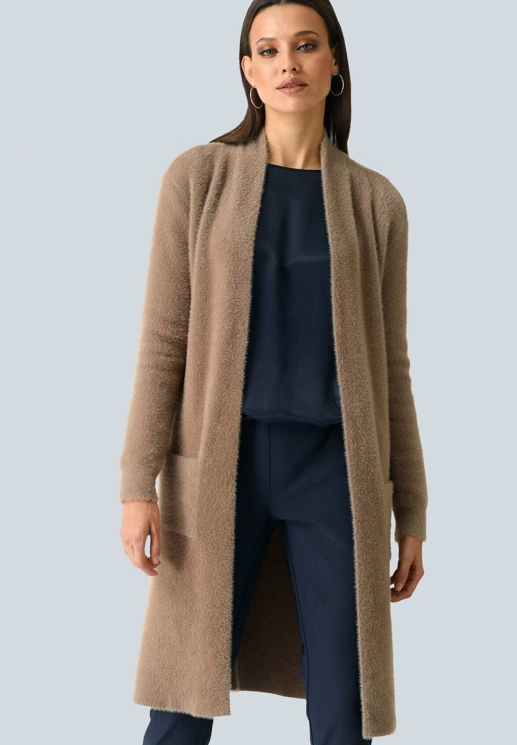 

Кардиган Alba Moda, серо-коричневый