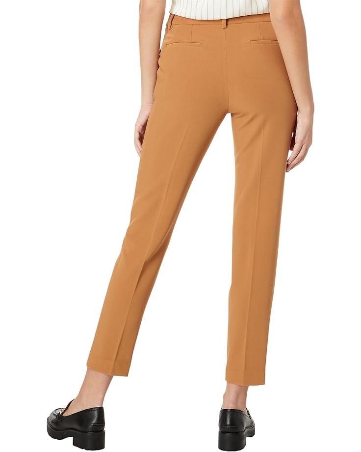 Брюки DKNY Essex Straight Leg Pants with Button Detail, цвет Pecan