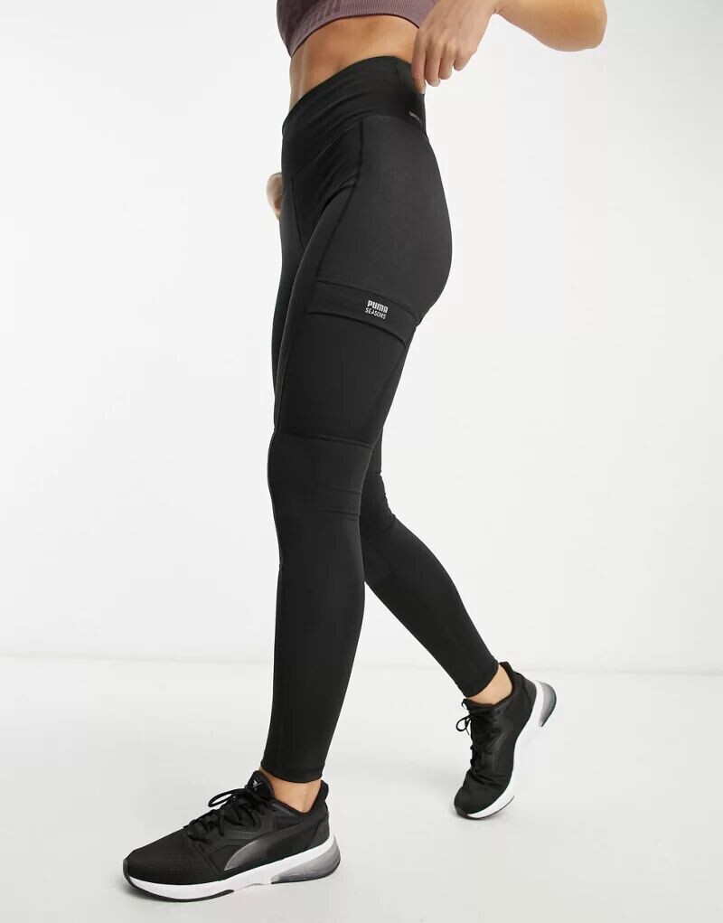 

Черные леггинсы Puma Seasons