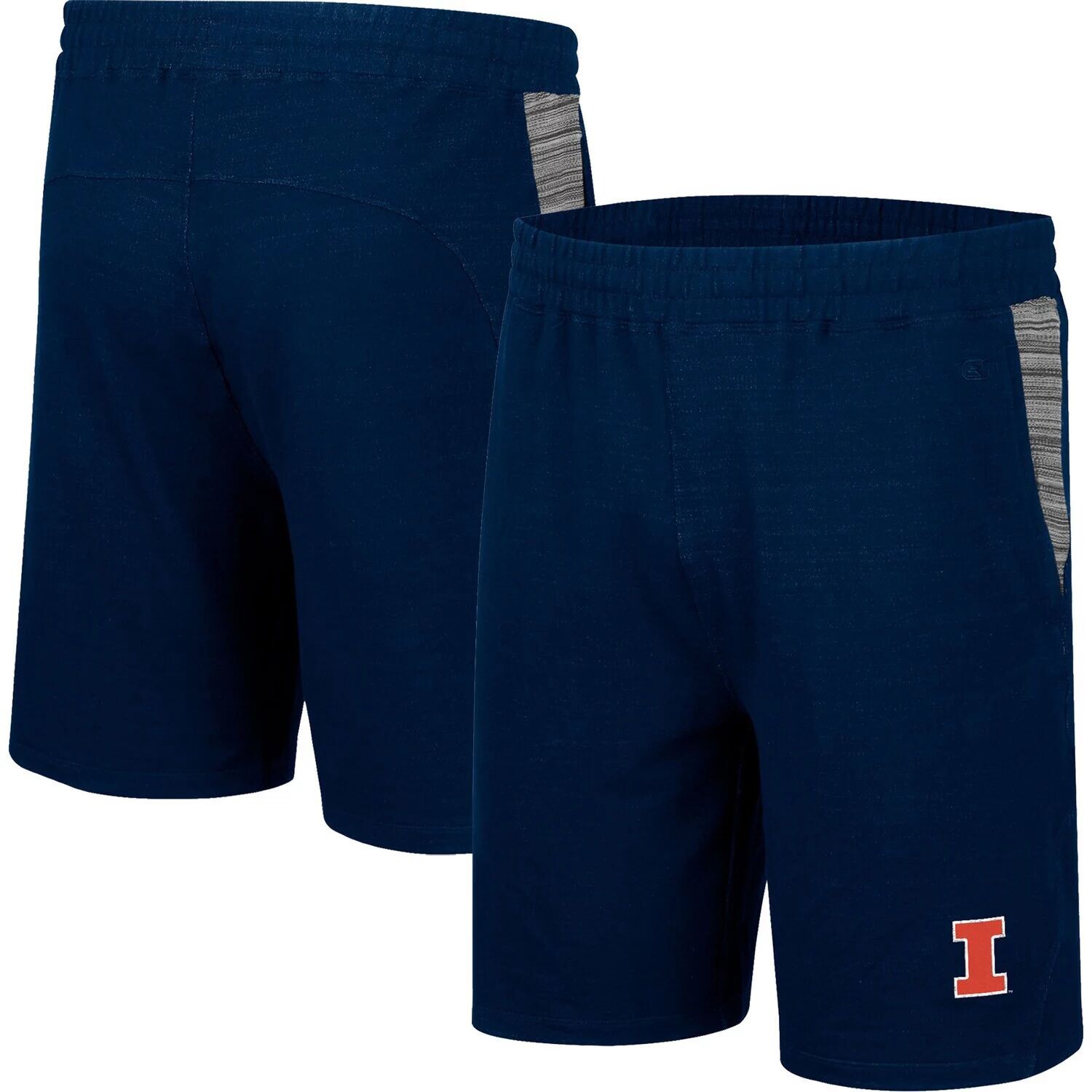 

Мужские темно-синие шорты Illinois Fighting Illini Wild Party Colosseum