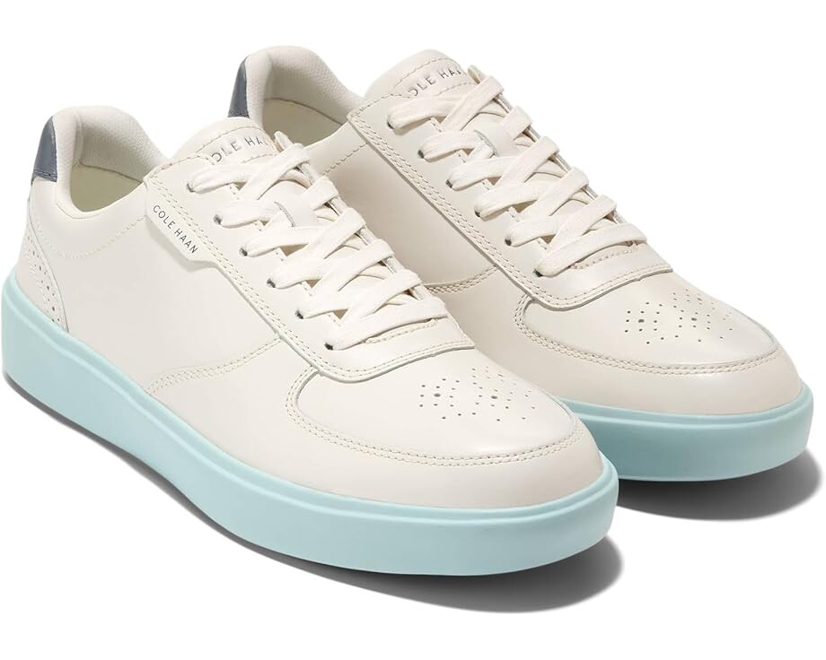 

Кроссовки Cole Haan Grand Crosscourt Transition, цвет Ivory/Stormy Weather/Cloud Blue