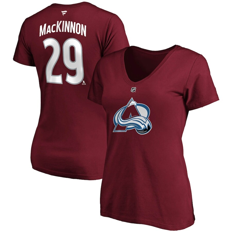 

Футболка с коротким рукавом Fanatics Branded Colorado Avalanche, бордовый
