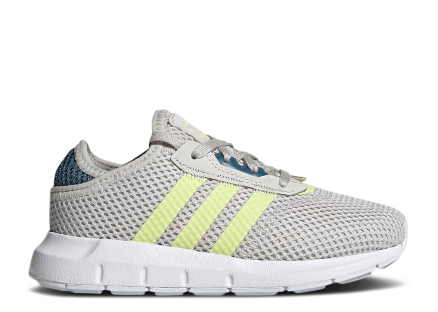 

Кроссовки adidas Swift Run X Little Kid 'Grey Pulse Yellow', серый