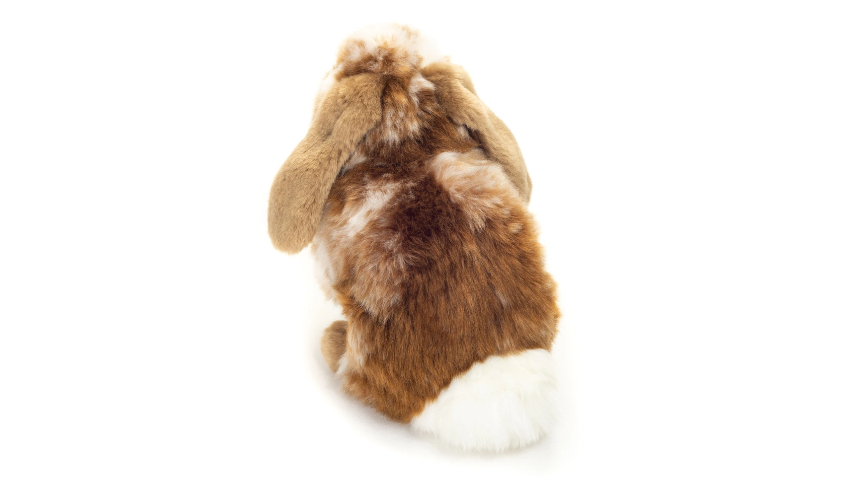 Кролик сидячий темно-коричневый/белый пятнистый 20 см Teddy-Hermann