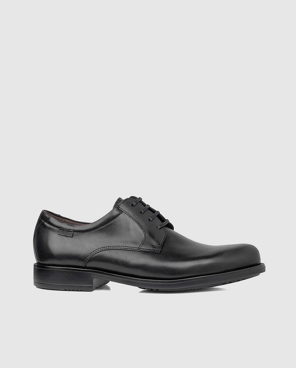 цена Callaghan мужские черные кожаные туфли на шнуровке Callaghan, черный