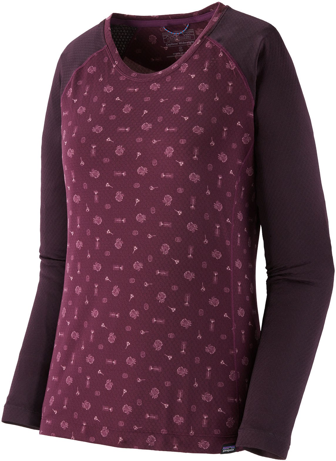 Рубашка Crew Capilene средней плотности – женская Patagonia, фиолетовый