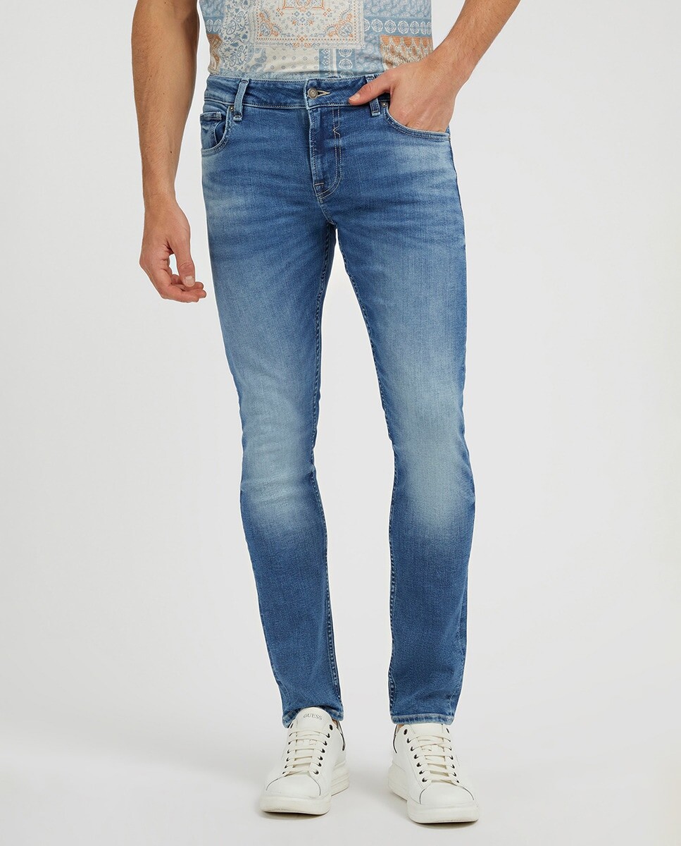 

Мужские джинсы скинни Майами Guess, синий