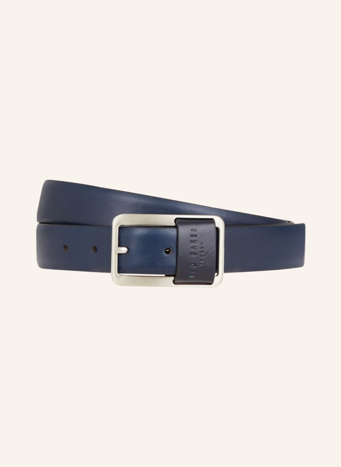 

Кожаный ремень TED BAKER KOEN, синий