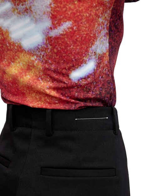 

Брюки с завышенной талией Mm6 Maison Margiela, черный