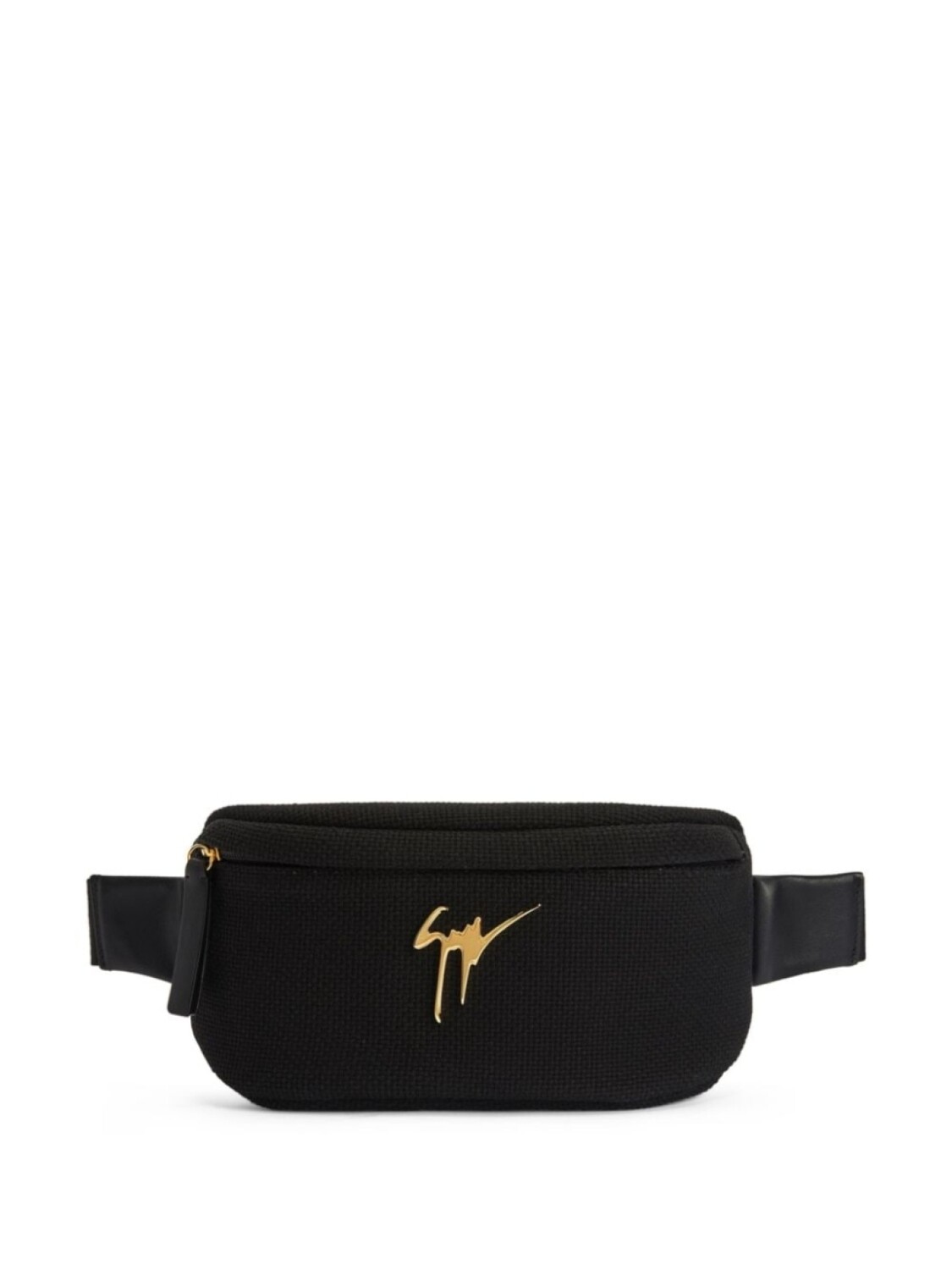 

Giuseppe Zanotti Mirto logo-plaque belt bag, черный