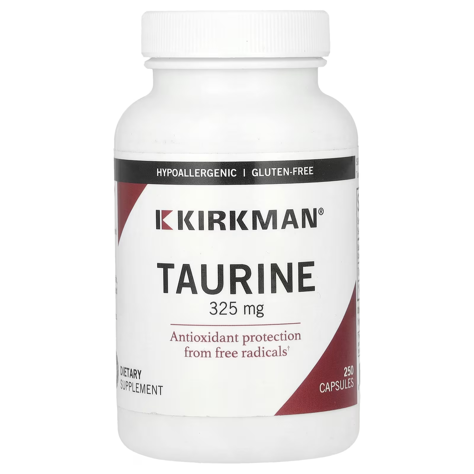 Пищевая добавка Kirkman Labs Taurine 325 мг пищевая добавка kirkman labs spectrum complete ii без вкуса 454 г