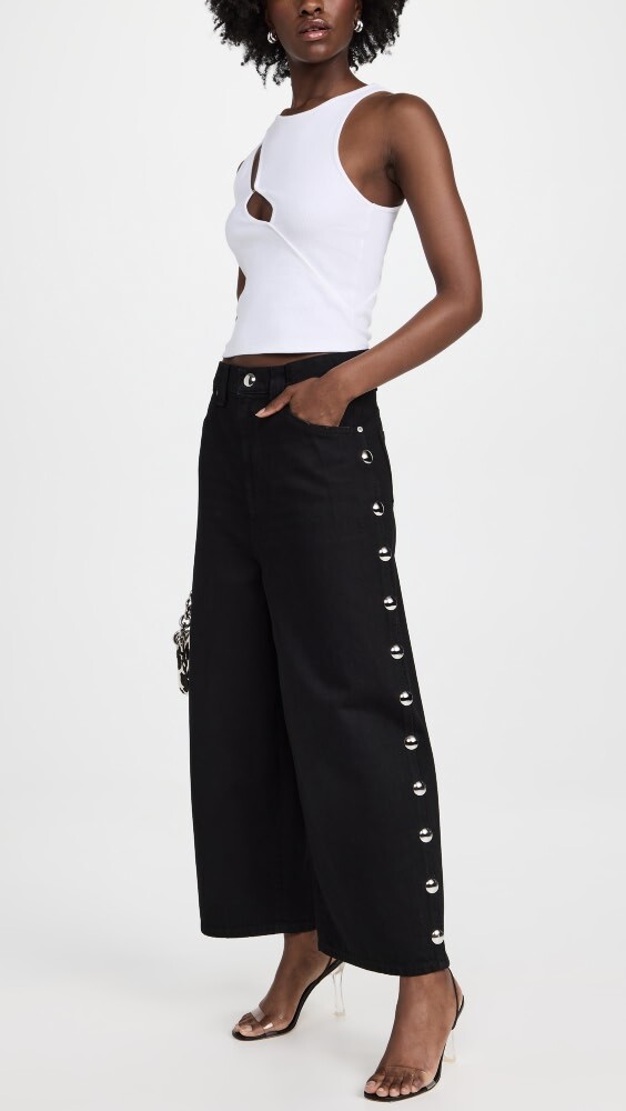 

Джинсы Khaite Studded Rapton