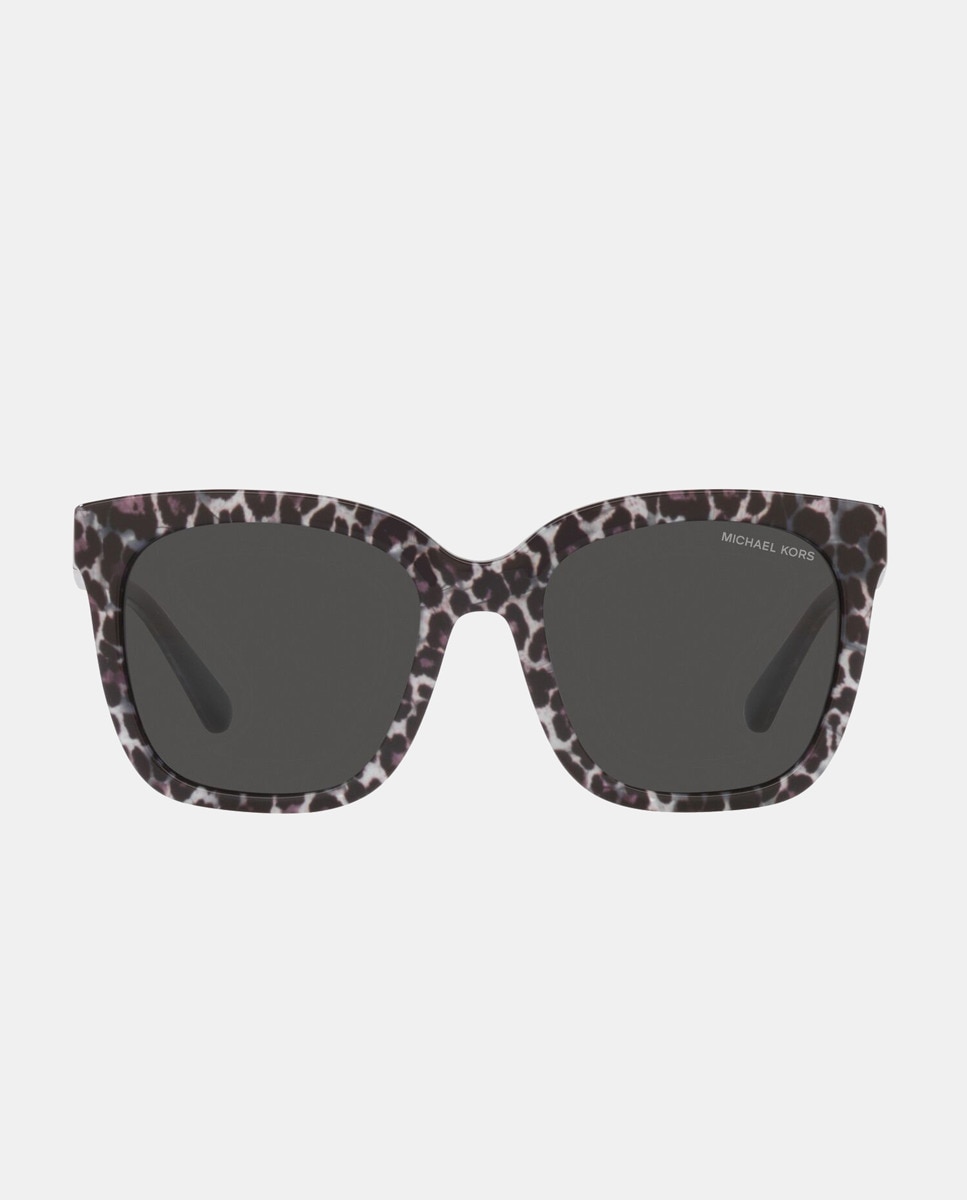 Серые женские солнцезащитные очки в оправе-бабочке с животным принтом Michael Kors, серый ocean san marino rock 290ml set